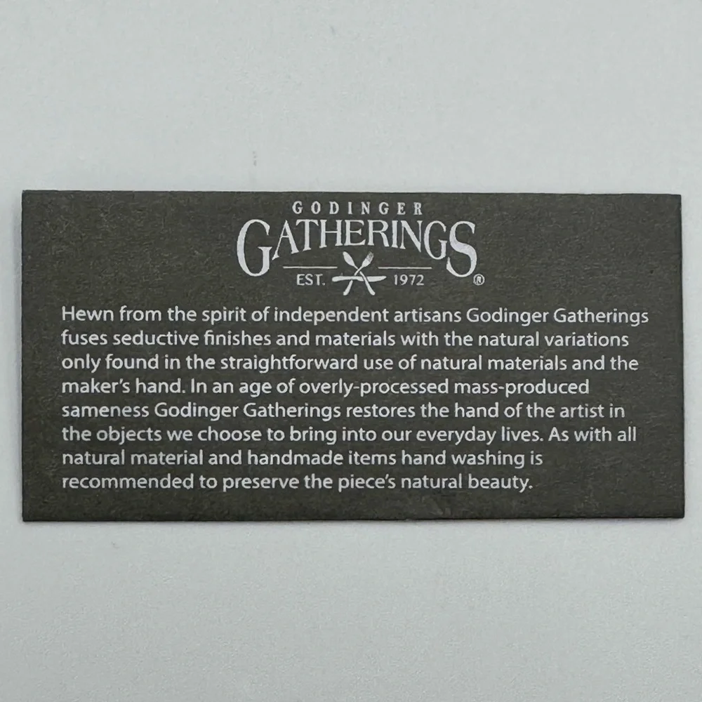 NWT Set of 4 Godinger Agate Liquor Tags Double Sided